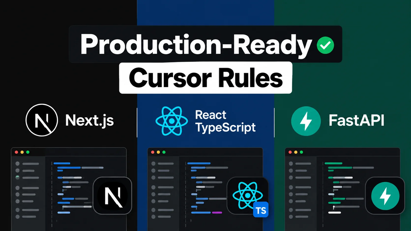 Production-Ready Cursor Rules: Next.js, React TypeScript, and FastAPI [2026 Guide]